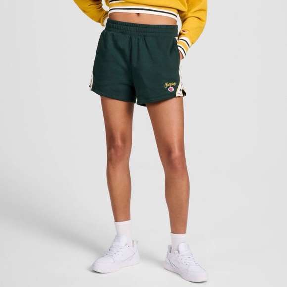 Champion Women’s Mid Rise French Terry Shorts - Picture 4 of 4